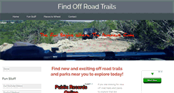 Desktop Screenshot of find-off-road-trails.com